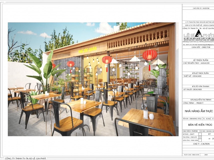 NHÀ HÀNG ẨM THỰC HUẾ - ANH LÊ THÀNH ĐÌNH PHÚ